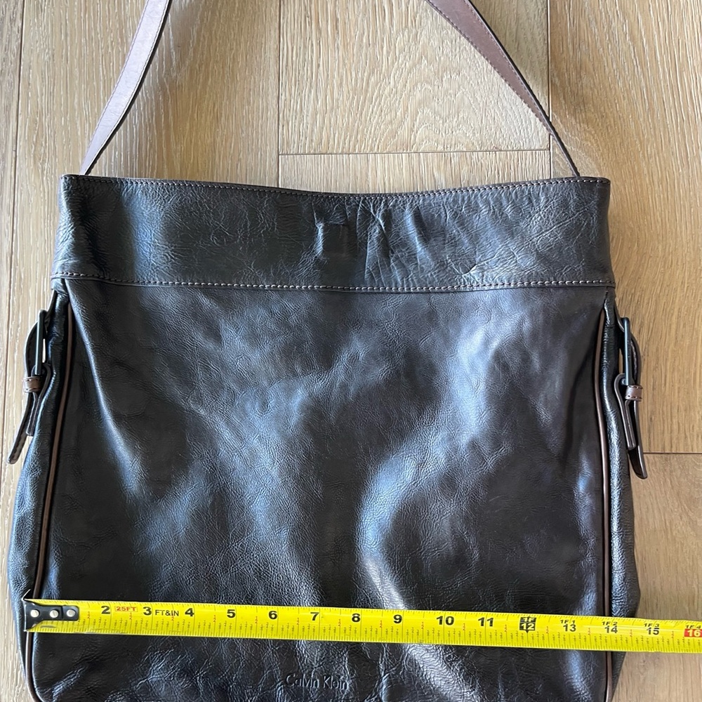 Calvin Klein Brown Leather Bag View 5